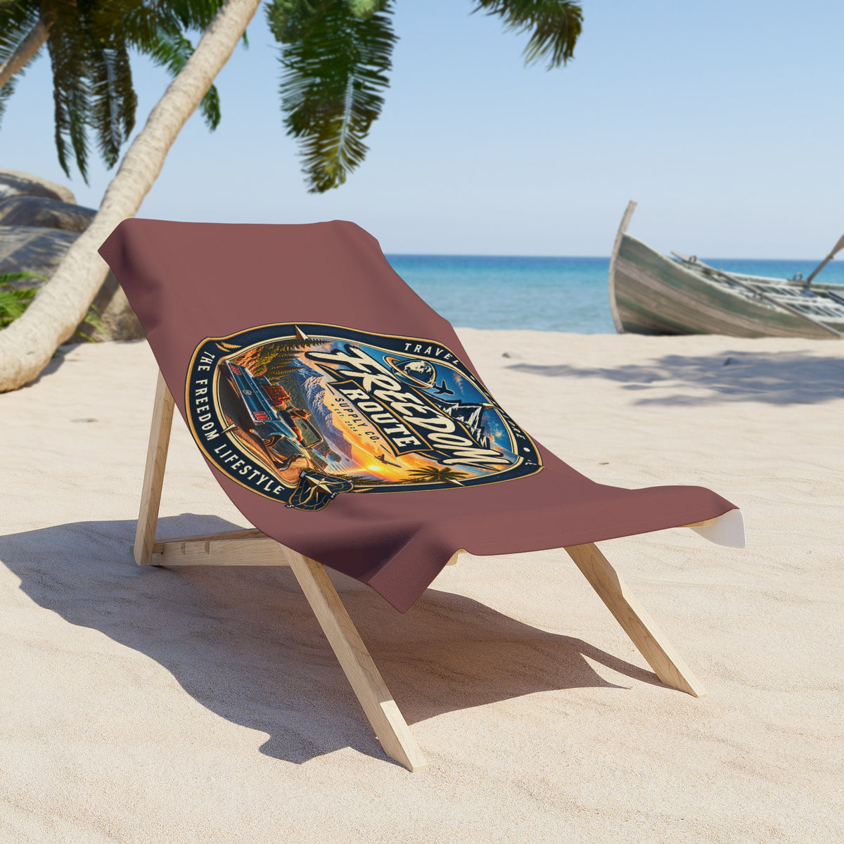 Freedom Route | Beach Towel