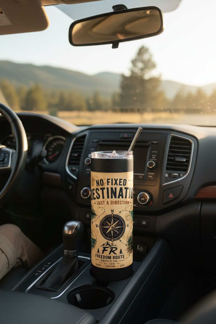 No Fixed Destination | Travel Tumbler