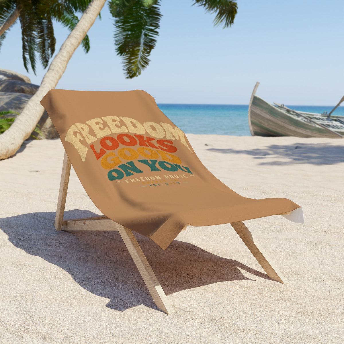 Freedom Looks Good On You | Beach Towel