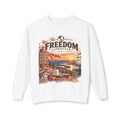 Freedom Lifestyle Crewneck Sweatshirt — Scenic Autumn Lake Design
