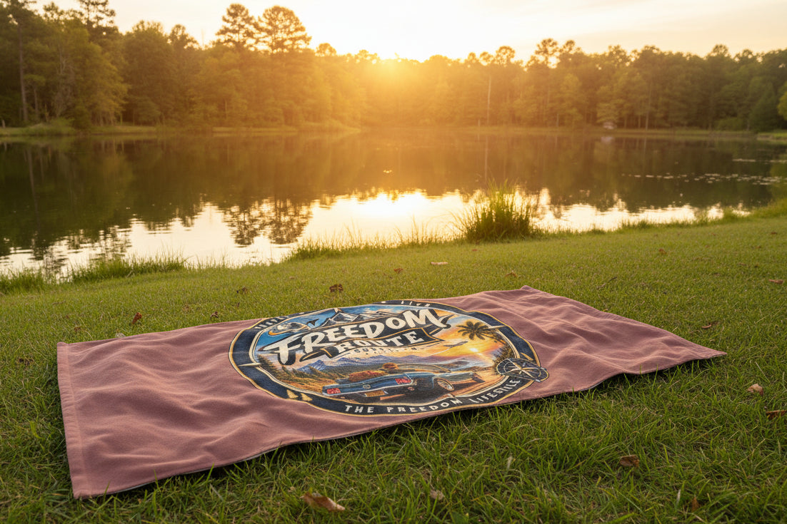 Freedom Route | Beach Towel